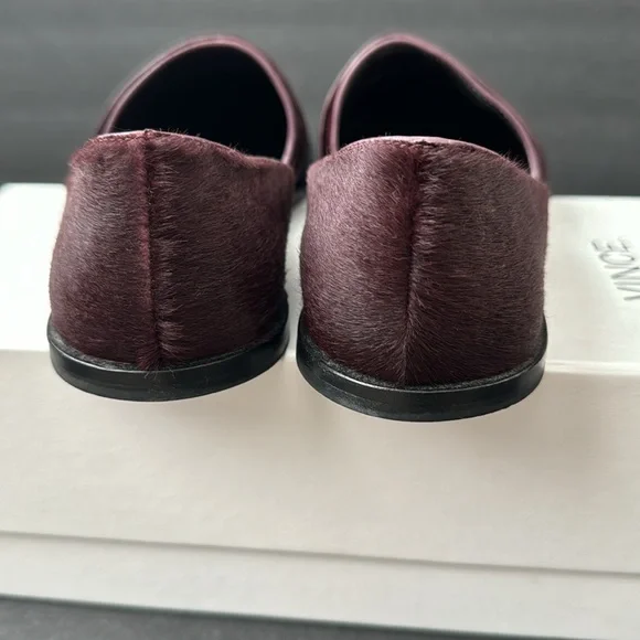 Stylish Vince. 'Fig' Color Calf Hair 'Mason' Loafer Flats size 7.5M - Picture 9 of 10